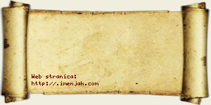 Sara Stojadinović vizit kartica